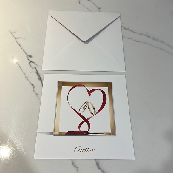 Cartier Office Cartier Stationary Set 6 Cards And Matching